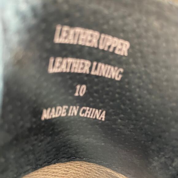 JOSEPH ABBOUD COLLECTION Mens Leather Slip On Loafer Black Size 10 Formal Career - Picture 8 of 8